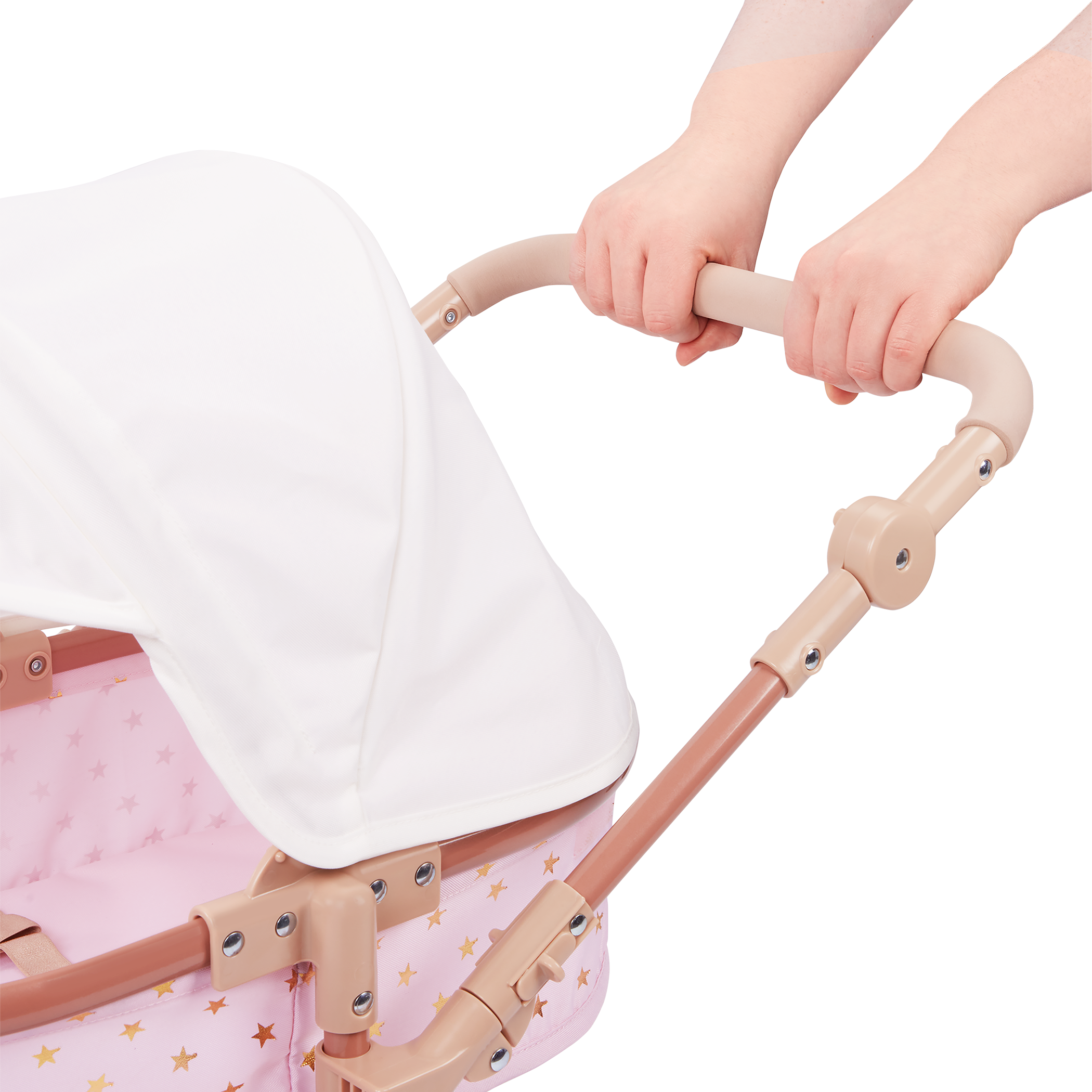 LullaBaby Doll & Double Stroller Set