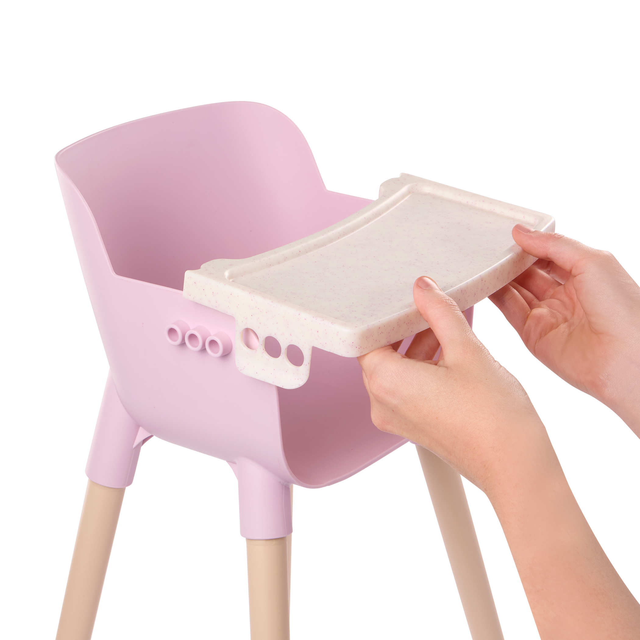 Pink High Chair for Baby Doll