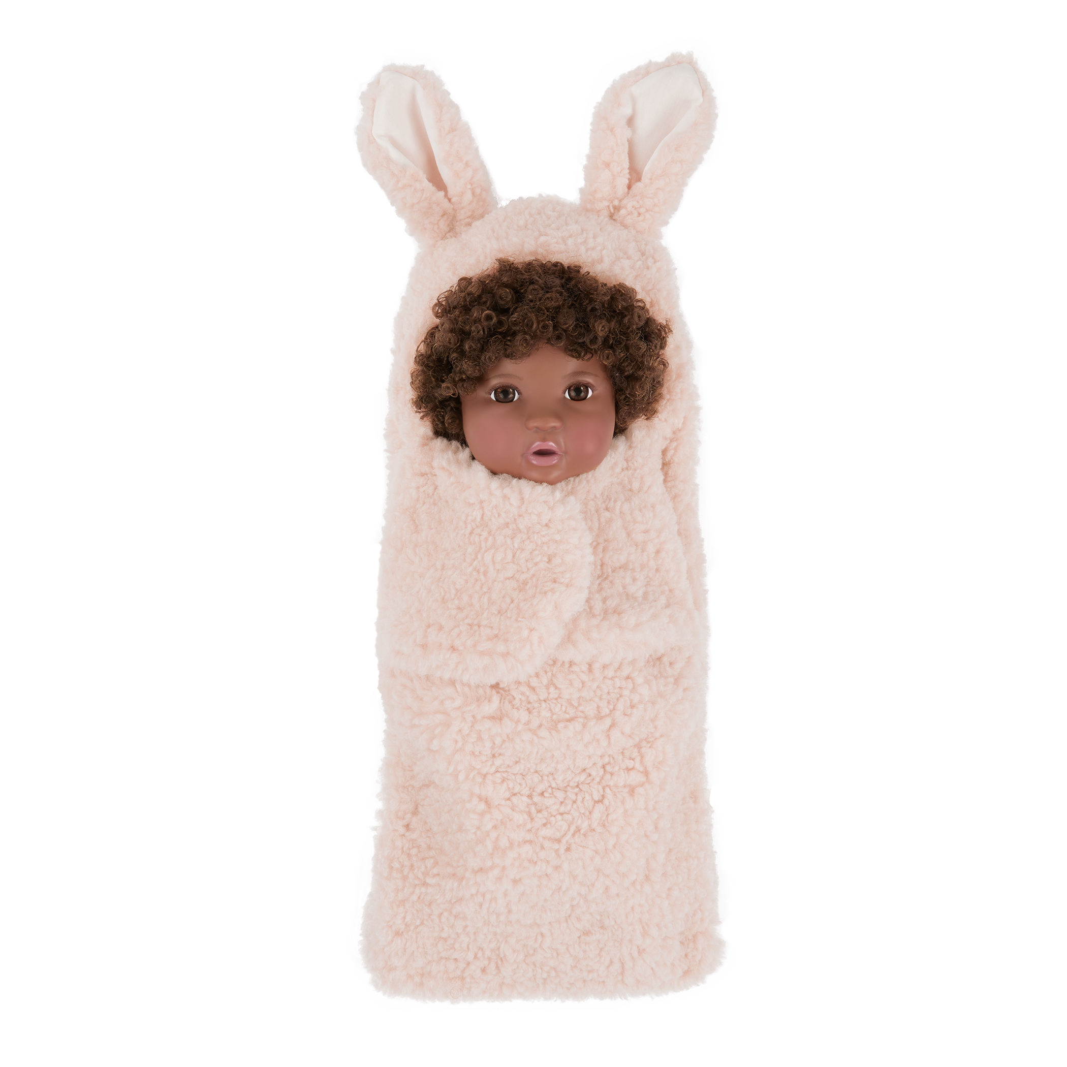 Soft Baby Doll w/ Hair in Cuddler
