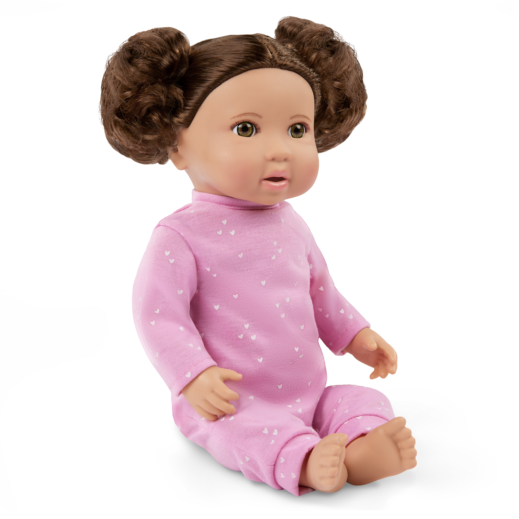 Soft Baby Doll w/ Hair in Cuddler