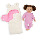 Soft Baby Doll w/ Hair in Cuddler