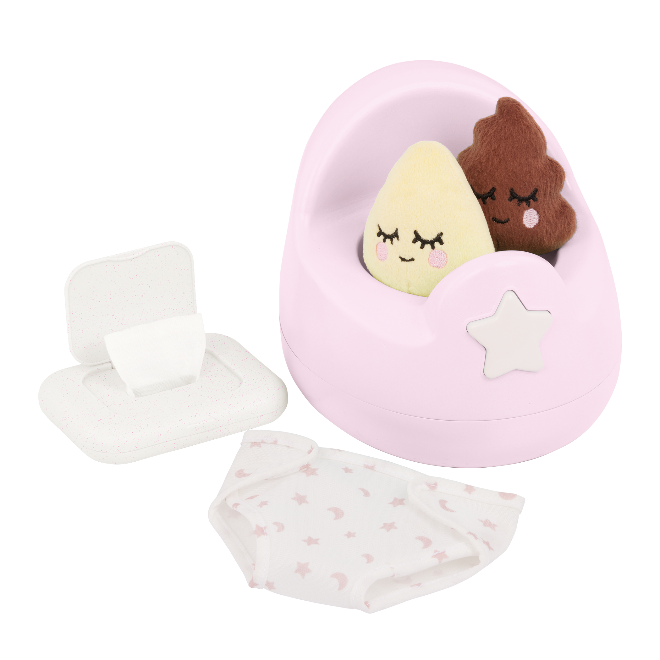 doll potty set