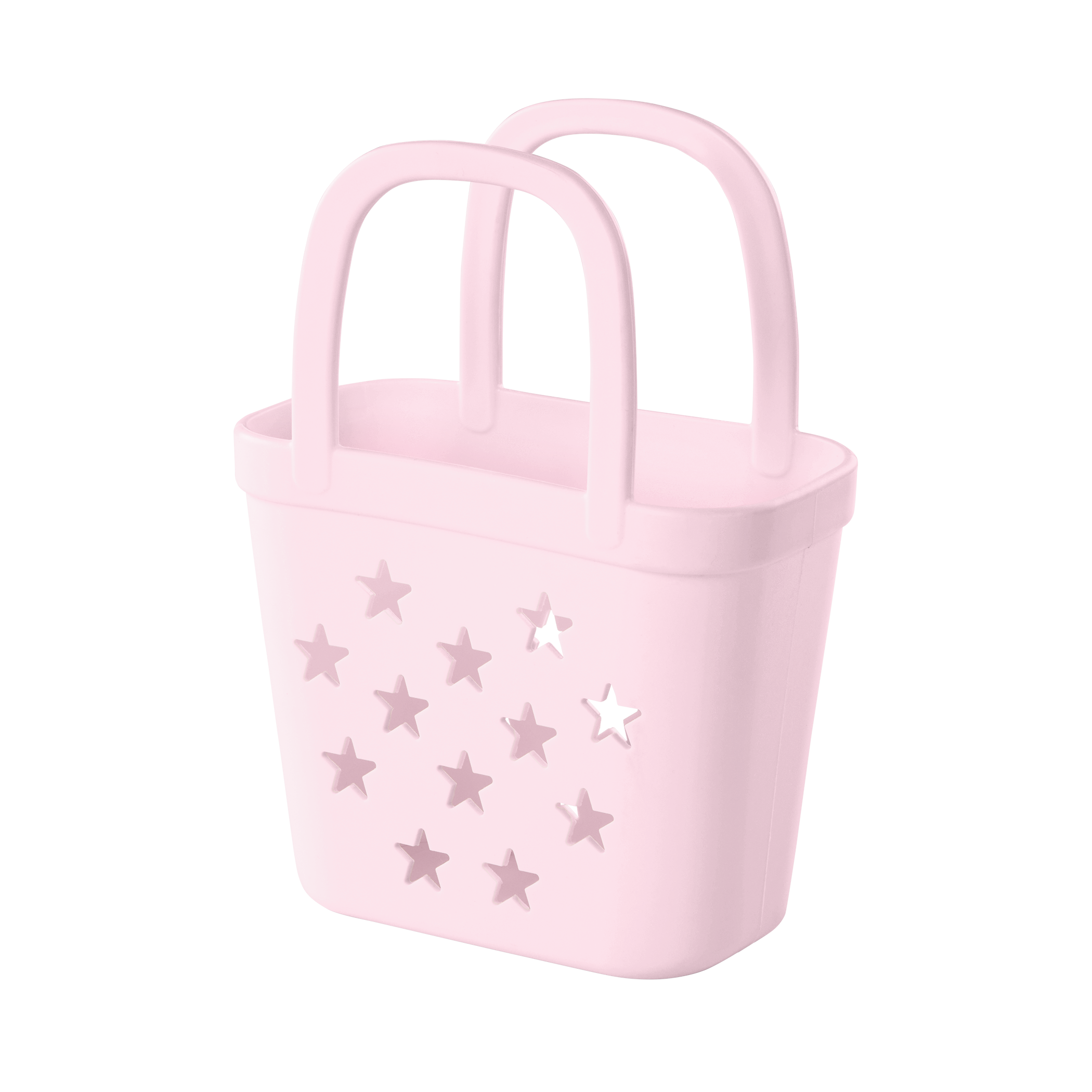 Baby Bath Dolls in a Pink Basket Playset