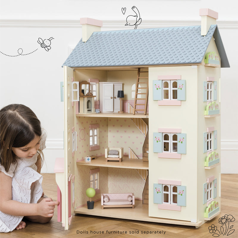 Le Toy Van - Wooden Dolls House - Cherry Tree Hall