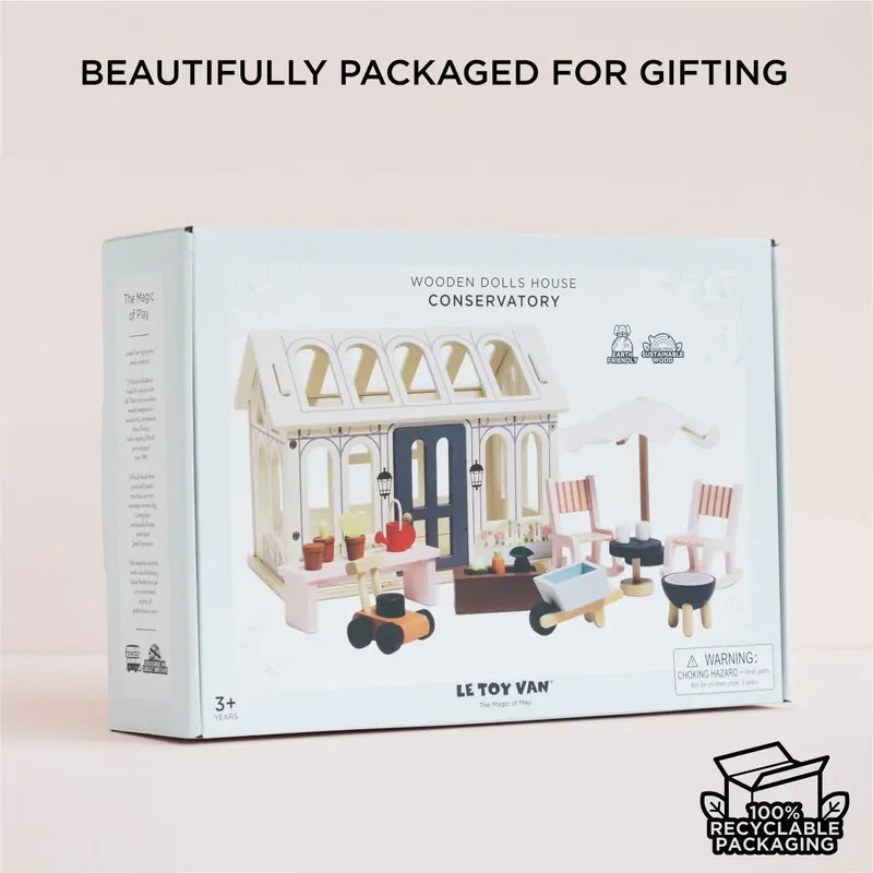 Le Toy Van - Wooden Dolls House Conservatory