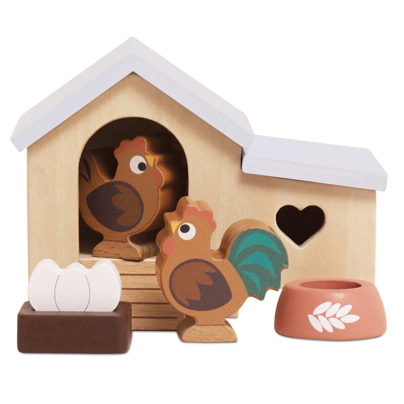 Le Toy Van - Wooden Chicken Coop Set