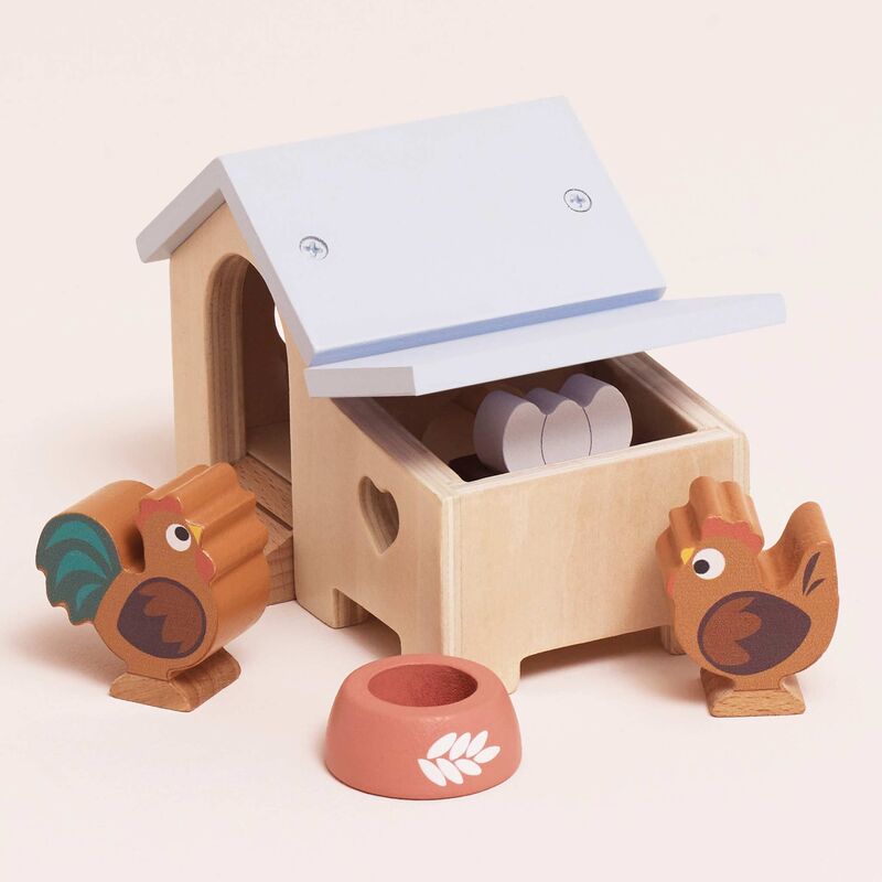 Le Toy Van - Wooden Chicken Coop Set