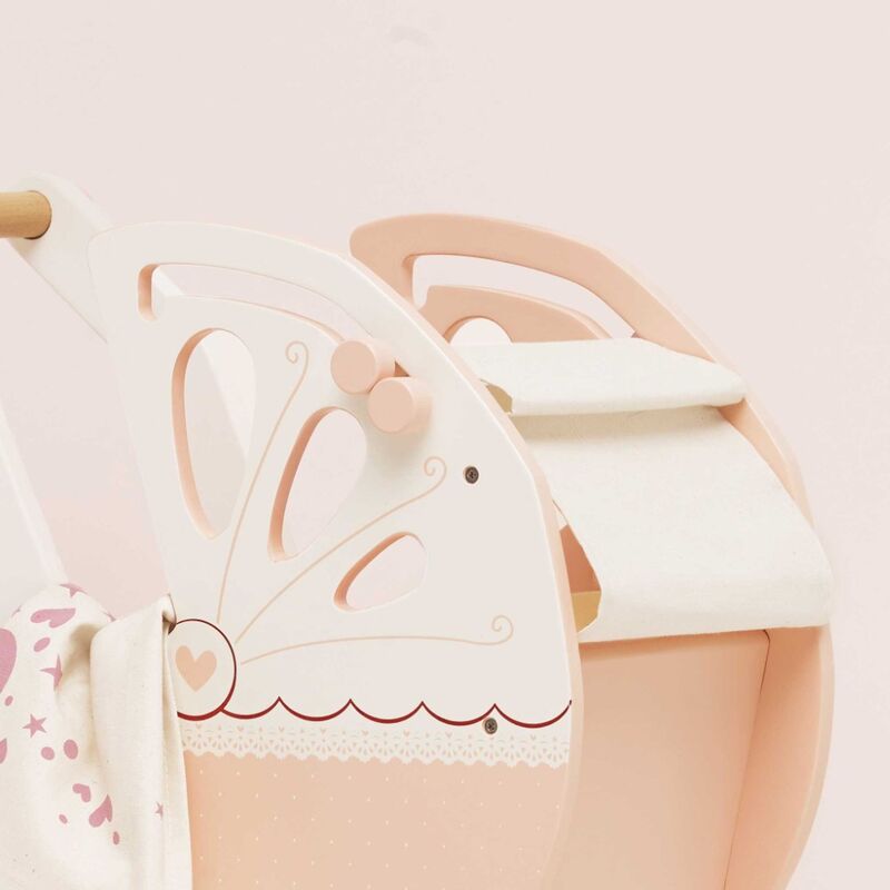 Le Toy Van - Retro Wooden Doll Pram