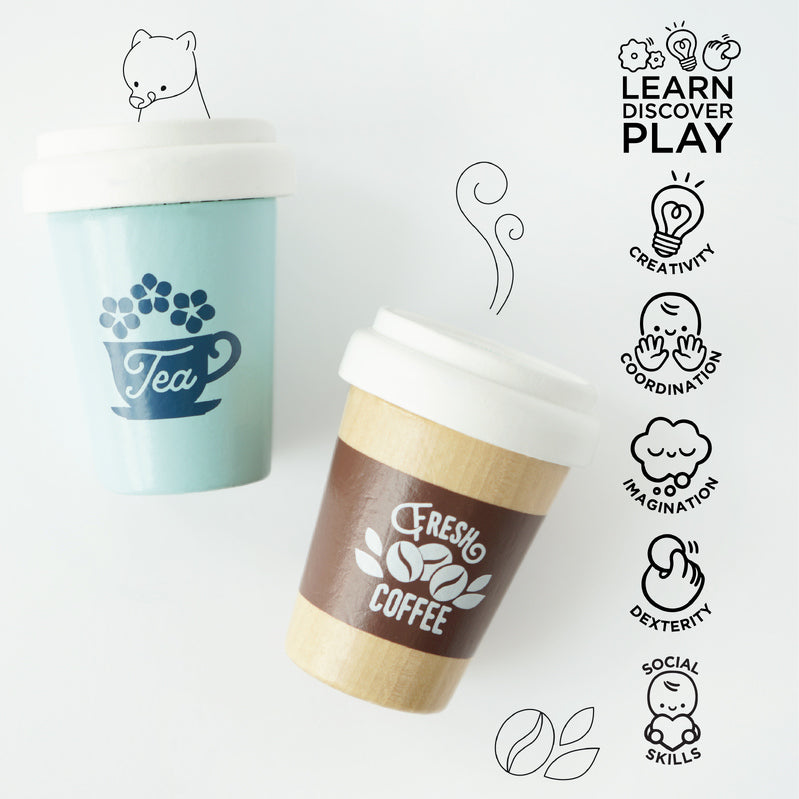 Le Toy Van - Tea & Coffee Re-Useable Eco Cups