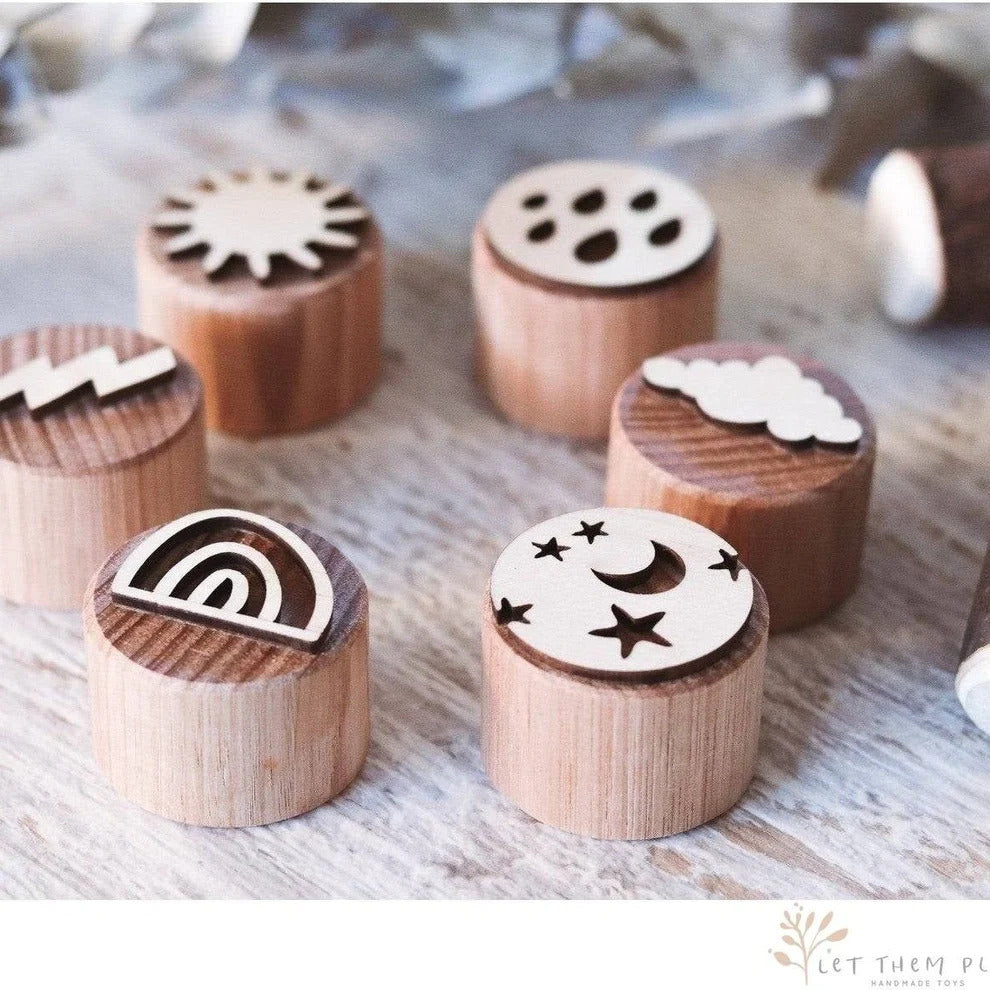 Let Them Play - Wooden Stampers Weather