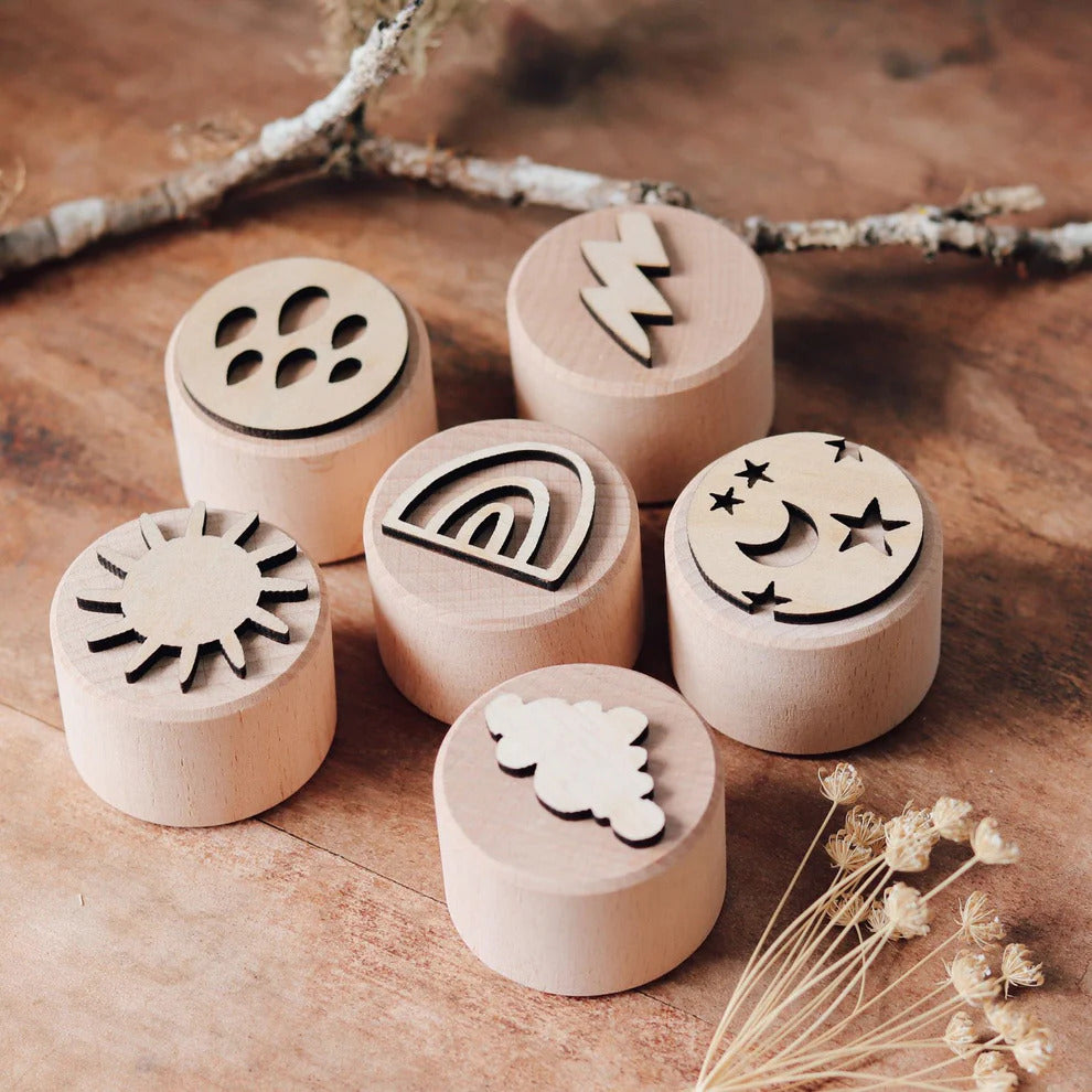Let Them Play - Wooden Stampers Weather