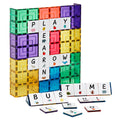 Learn & Grow - Magnetic Tile Toppers - Alphabet Upper 40 Piece