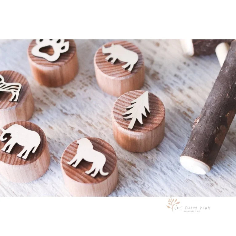 Let Them Play - Wooden Stampers Wild