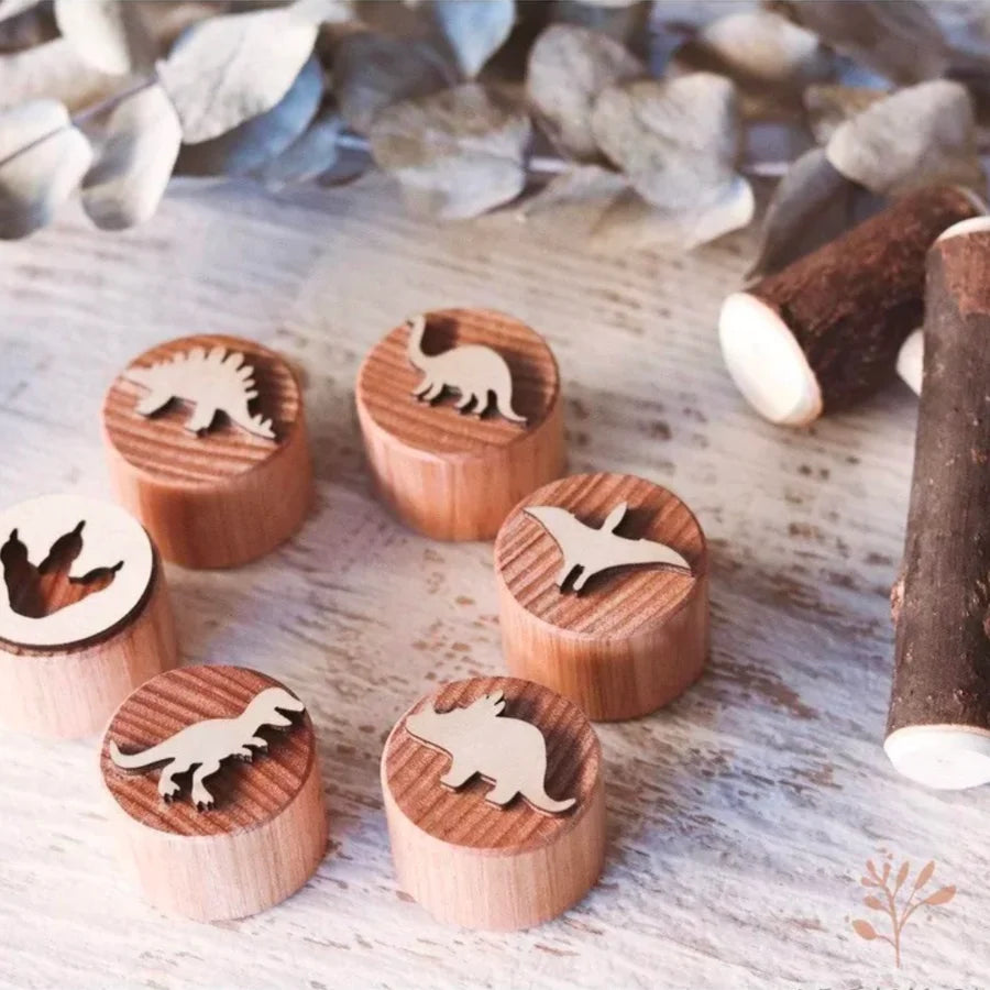 Let Them Play - Wooden Stampers Dinosaur