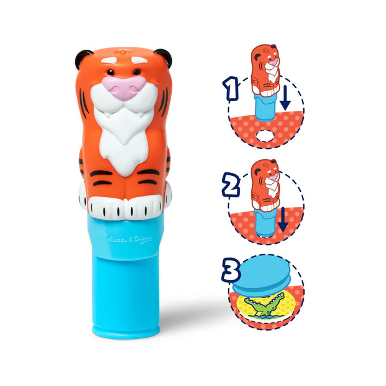 Melissa & Doug - Sticker WOW Sticker Stamper & Activity Pad - Tiger