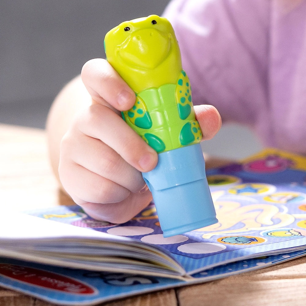 Melissa & Doug - Sticker WOW! Sticker Stamper & Activity Pad Turtle