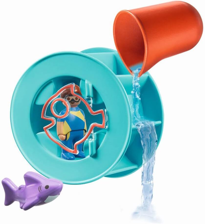 Playmobil - Water Wheel with Baby Shark 70636