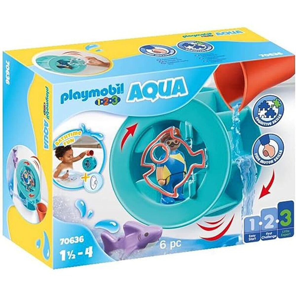 Playmobil - Water Wheel with Baby Shark 70636
