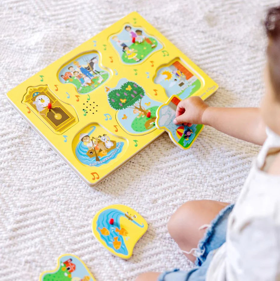 Melissa & Doug - Sing-Along Nursery Rhymes 1 Song Puzzle - 6pc