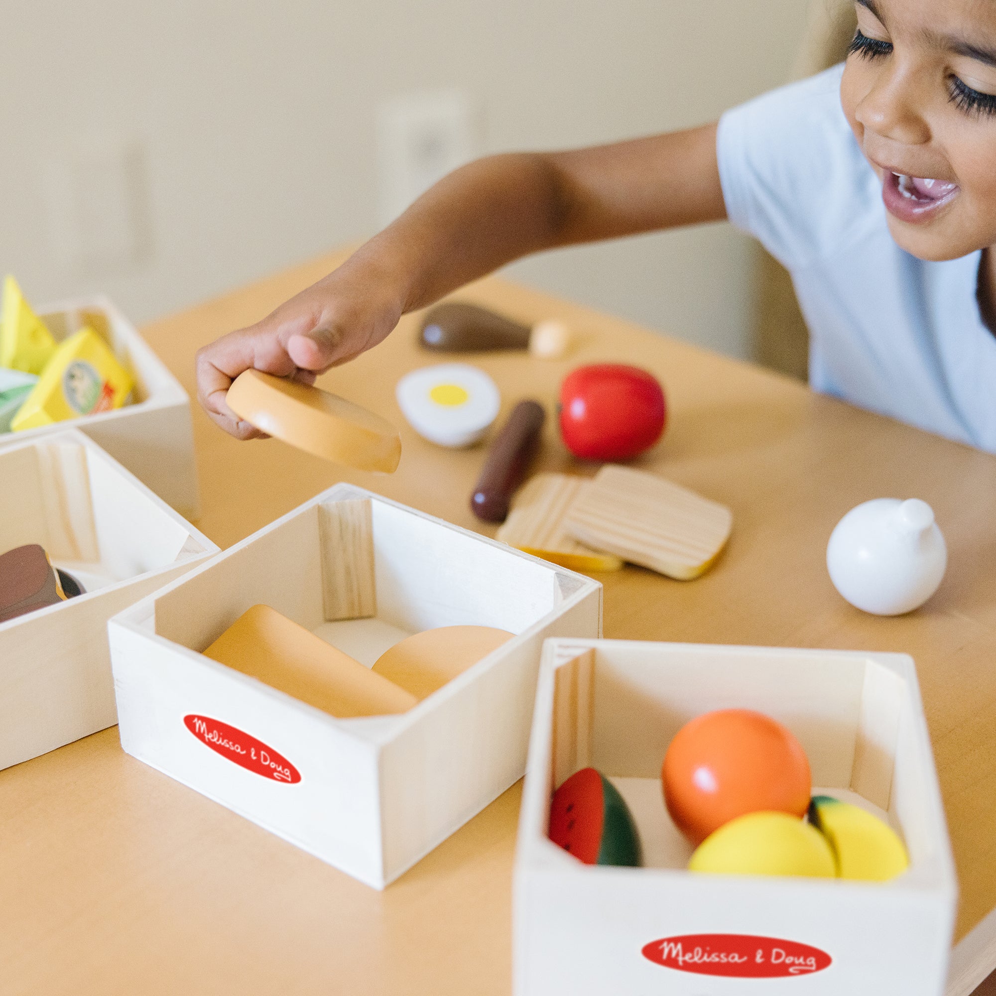 Melissa & Doug - Wooden Food Groups