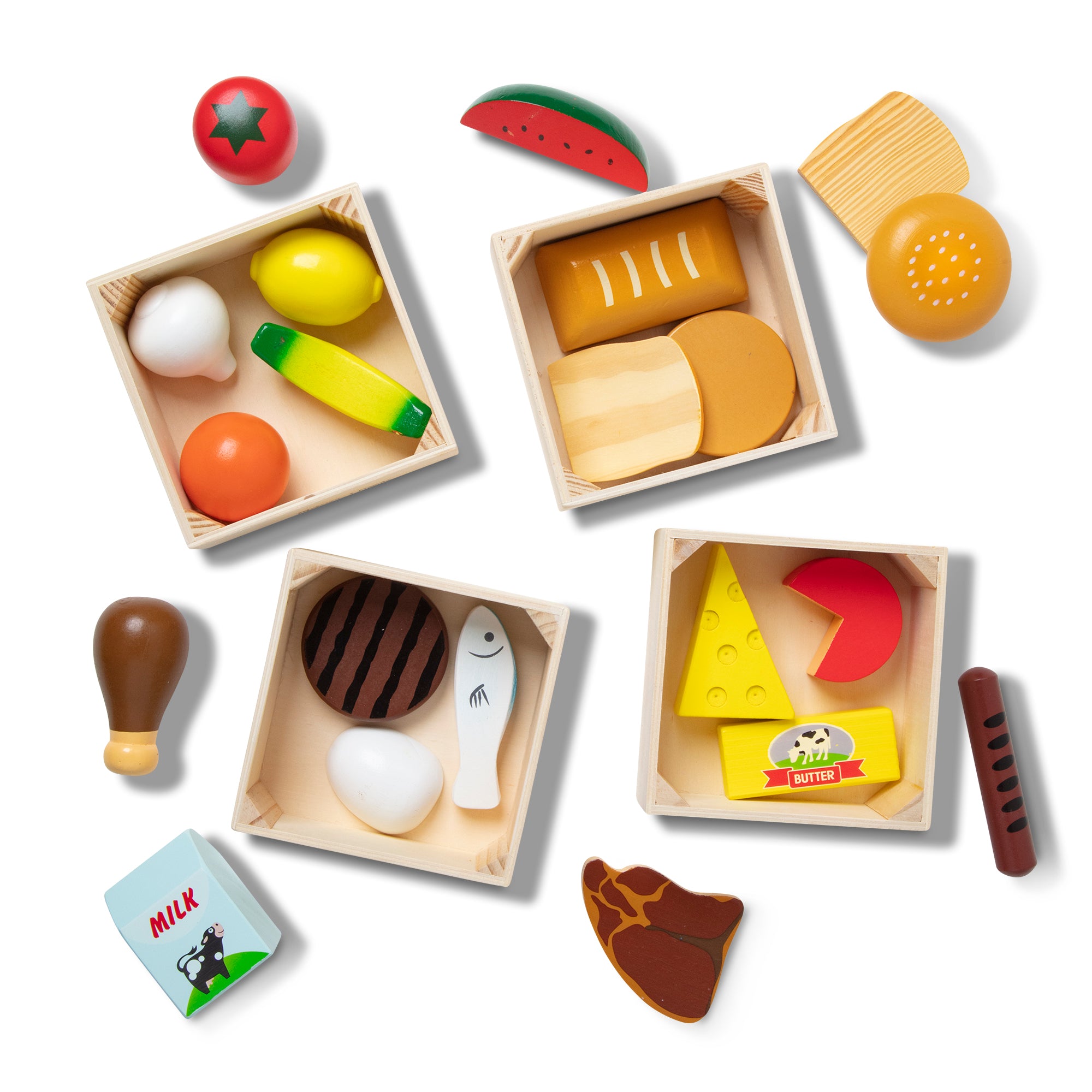 Melissa & Doug - Wooden Food Groups