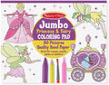 Melissa & Doug - Jumbo Colouring Pad - Princess & Fairy
