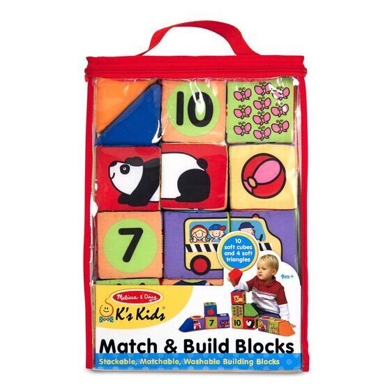 Melissa & Doug - Match & Build Blocks