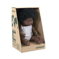 Miniland - Doll 38cm African Down Syndrome Boy in Box