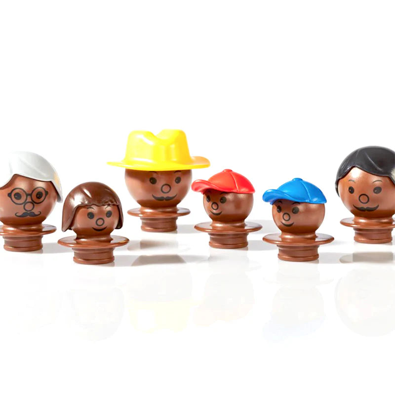 Mobilo - Mixed Dark Brown Figures 6 Pack