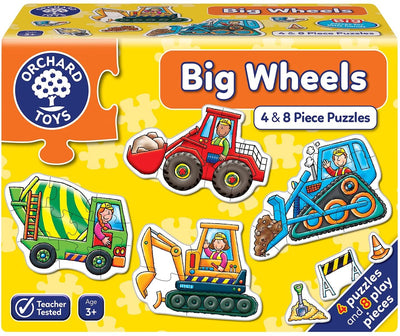 Orchard - 4 x 8Pc Big Wheels Puzzles