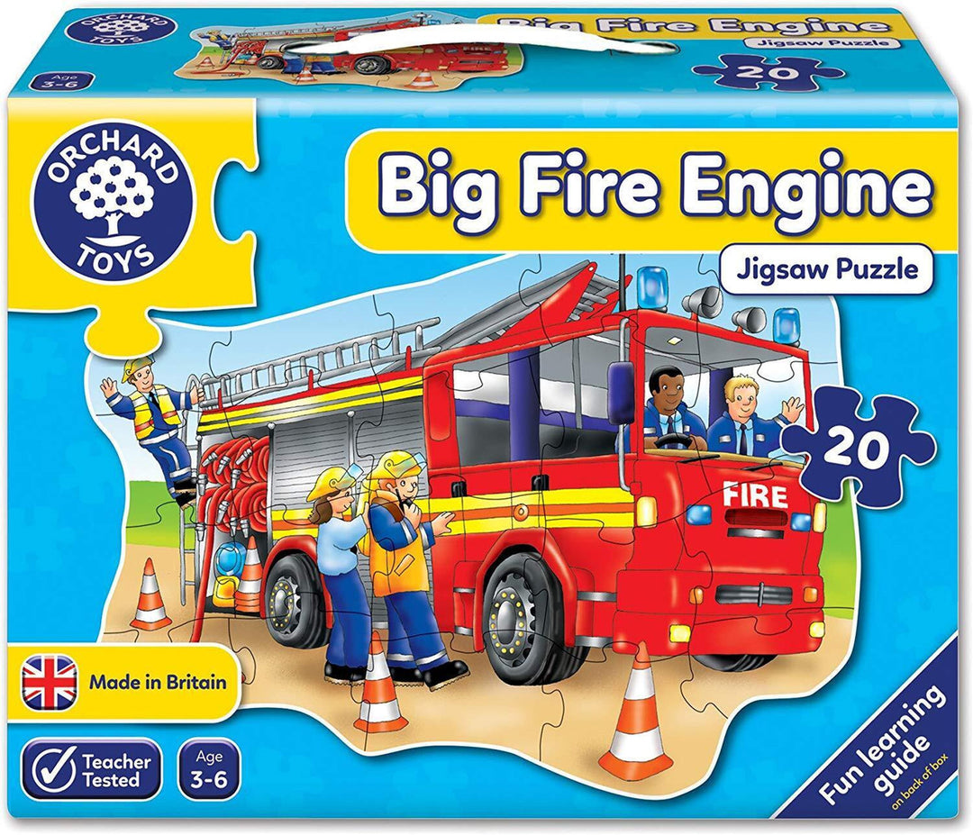 Fire engine floor puzzle online