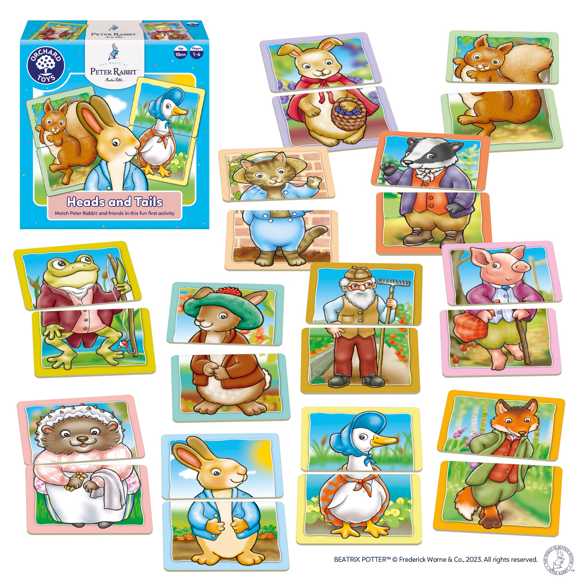 Orchard Peter Rabbits - Heads & Tails