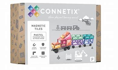 Connetix - Pastel Transport Pack 50pc