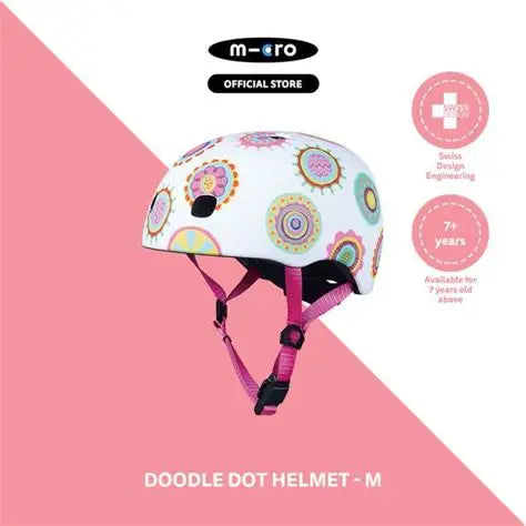 Micro - Helmet Doodle Dot - S