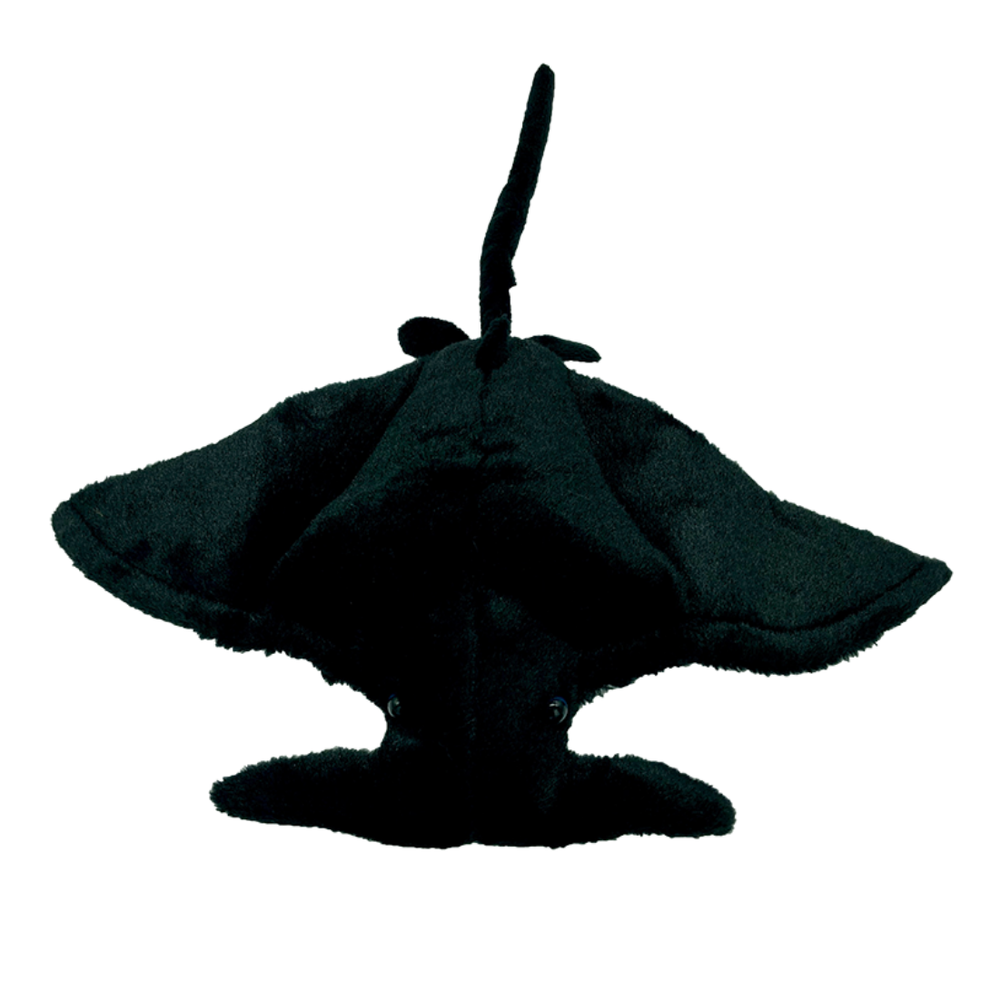Huggable - Marty Mantaray Black 32cm