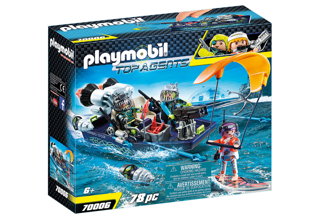 Playmobil - TEAM S.H.A.R.K. Harpoon Craft 70006