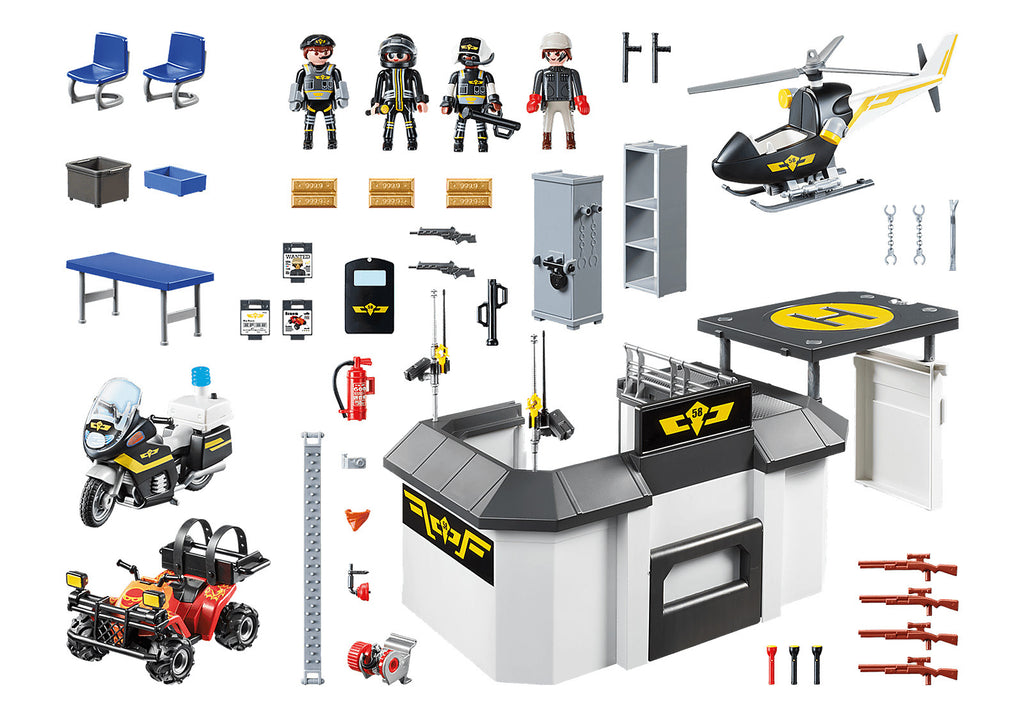 Playmobil - Take Along Tactical HQ 70338
