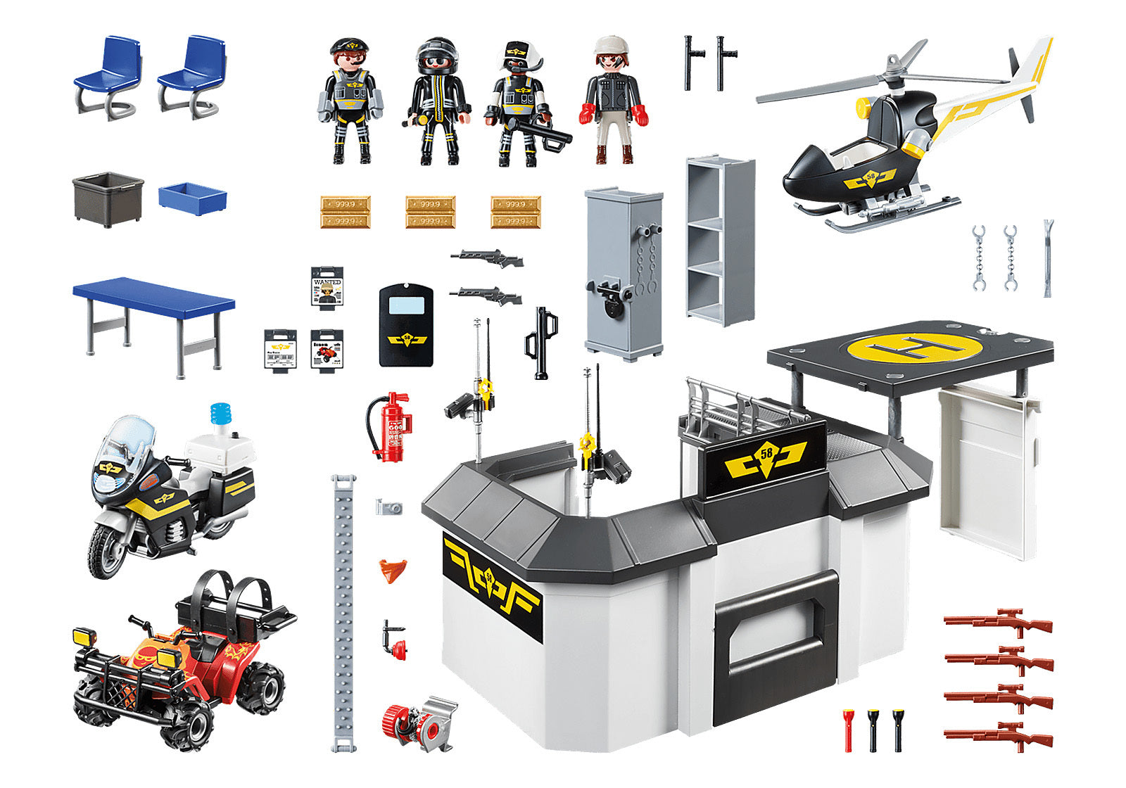 Playmobil - Take Along Tactical HQ 70338