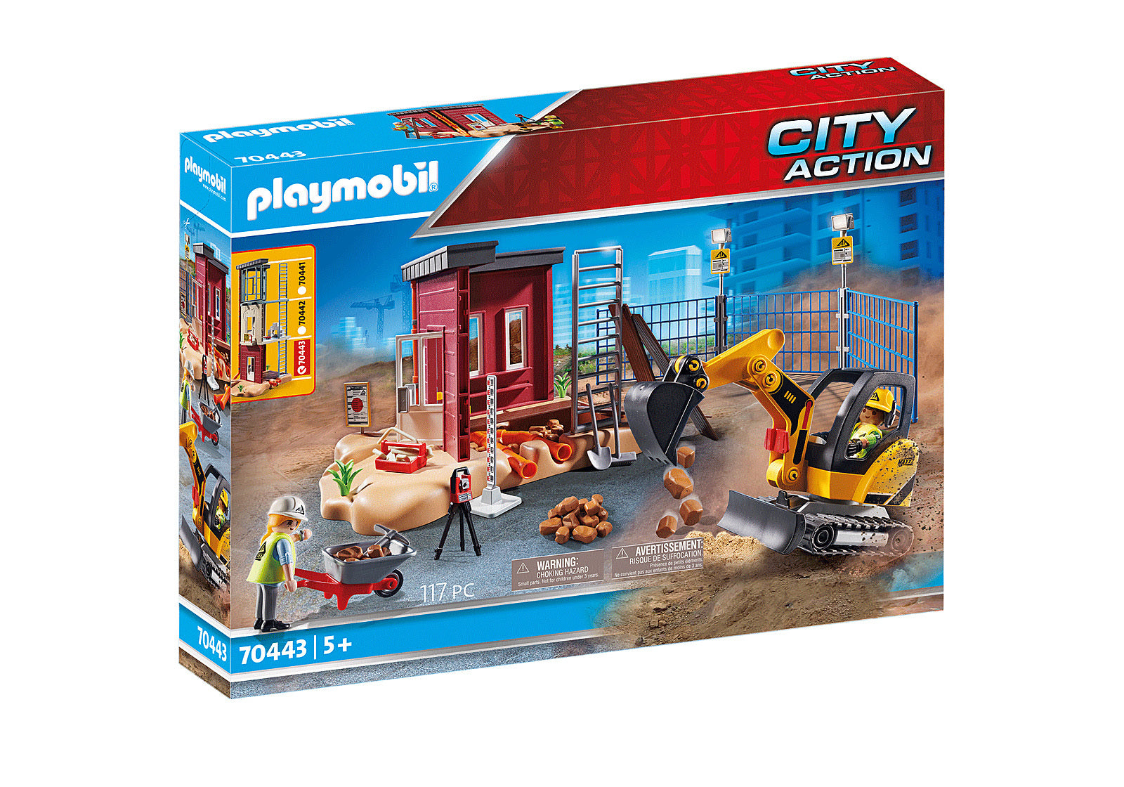 Playmobil - City Action Const Mini Excavator 70443