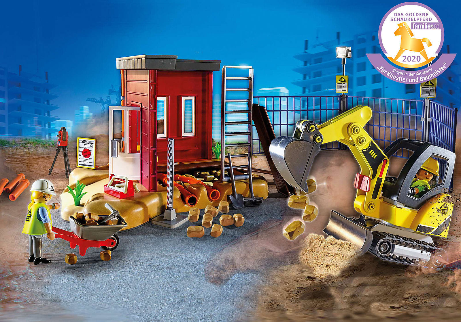Playmobil - City Action Const Mini Excavator 70443