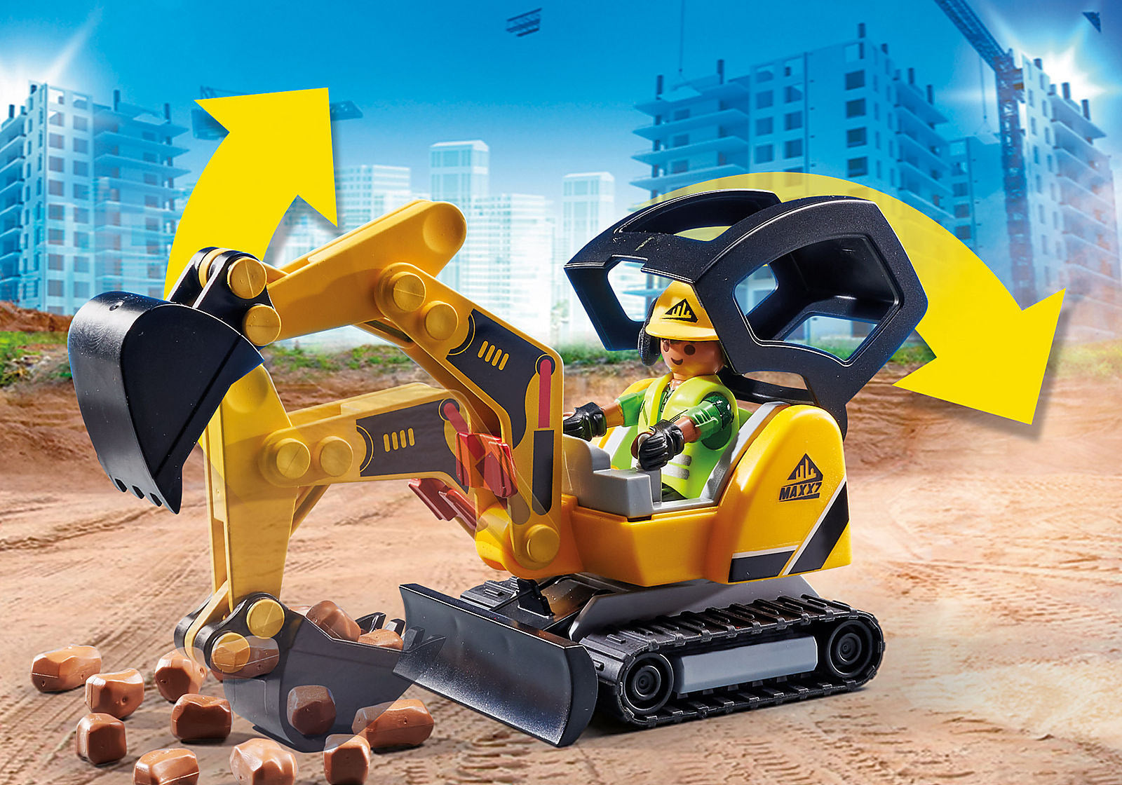 Playmobil - City Action Const Mini Excavator 70443
