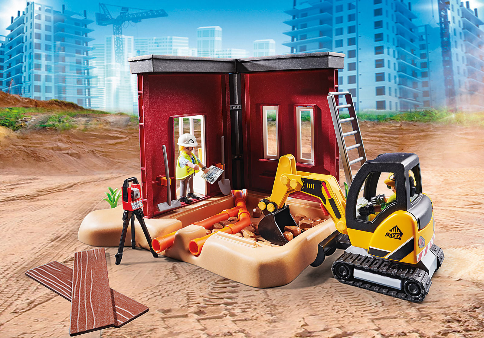 Playmobil - City Action Const Mini Excavator 70443