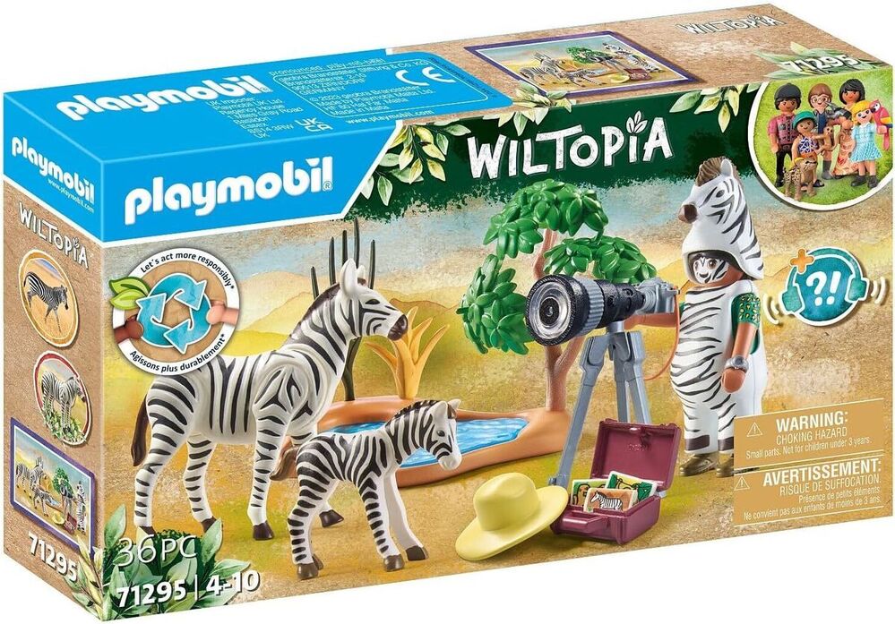 Playmobil - Photographer with Zebras (71295)