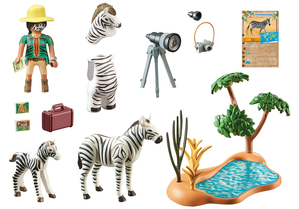 Playmobil - Photographer with Zebras (71295)
