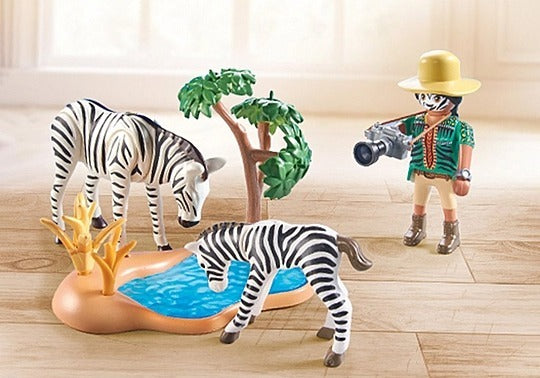 Playmobil - Photographer with Zebras (71295)