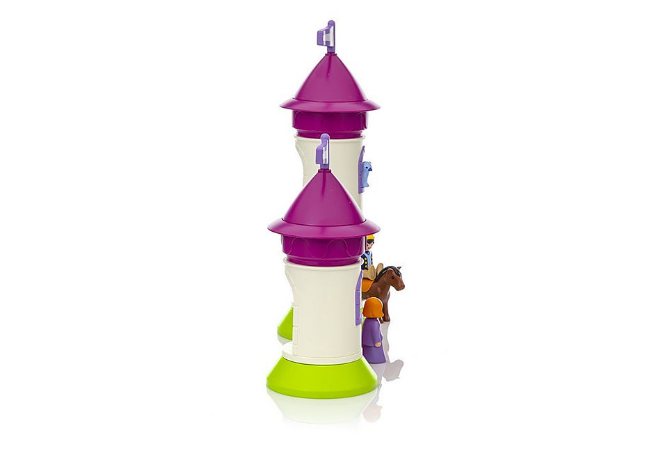 Playmobil - 1.2.3 Castle With Stackable Towers 9389