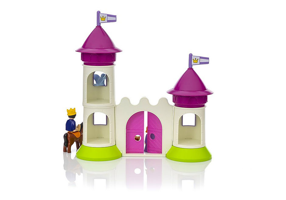 Playmobil - 1.2.3 Castle With Stackable Towers 9389