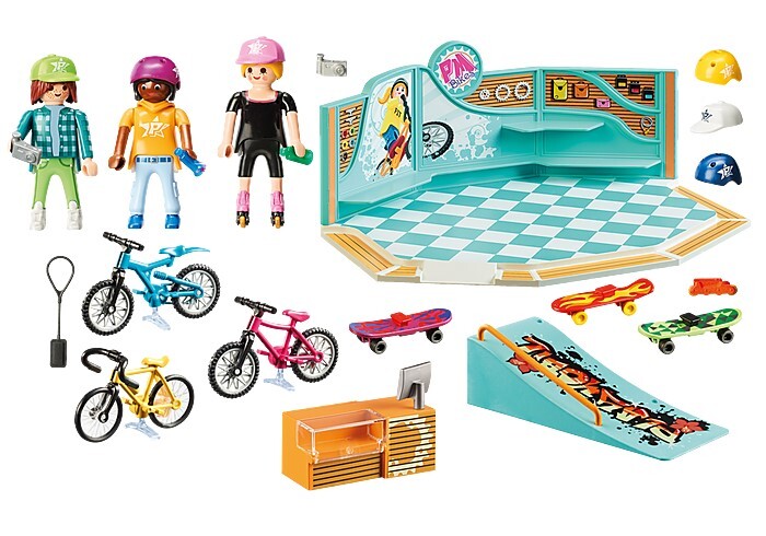 Playmobil - Shopping Bike & Skate Shop 9402