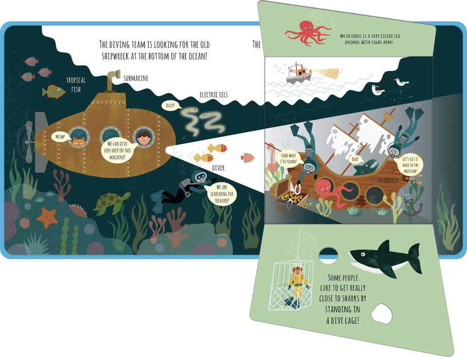 Peek Inside The Ocean Book