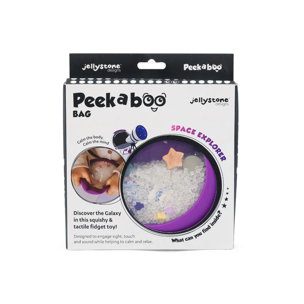 Jellystone - Peekaboo Sensory Bag Galaxy